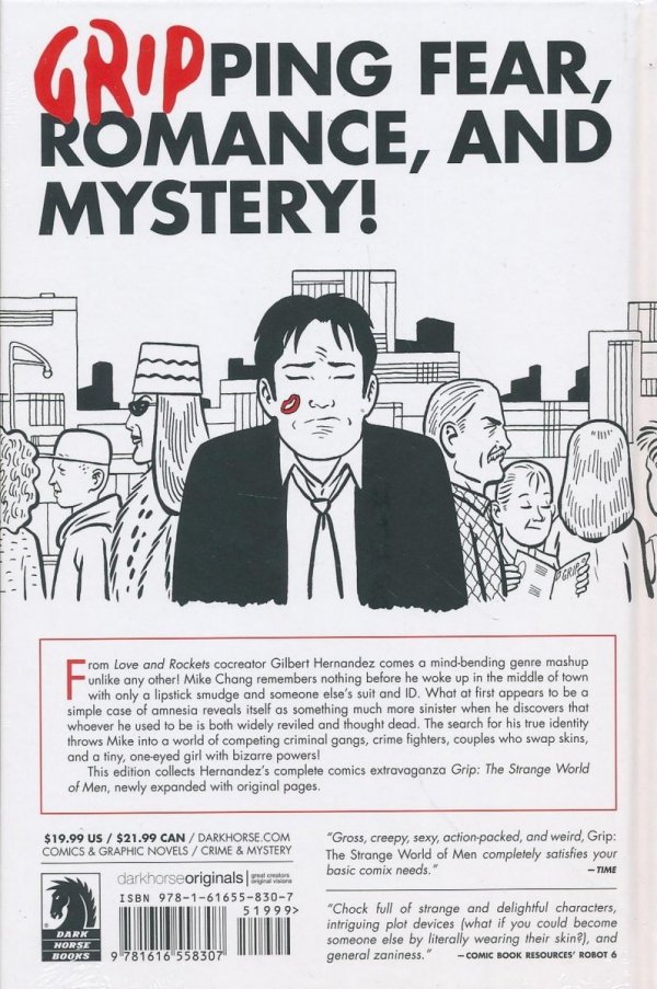 GRIP THE STRANGE WORLD OF MEN HC [9781616558307]