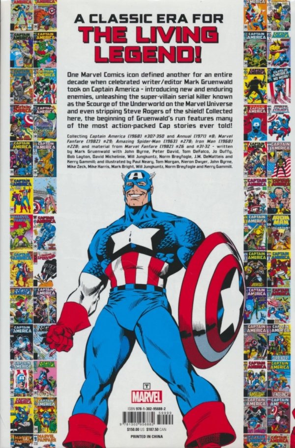 CAPTAIN AMERICA BY MARK GRUENWALD OMNIBUS VOL 01 HC [VARIANT] [9781302956882] **PROMOCJA TOMY**