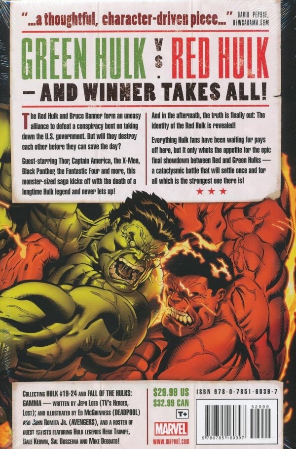 HULK WORLD WAR HULKS HC [9780785160397]