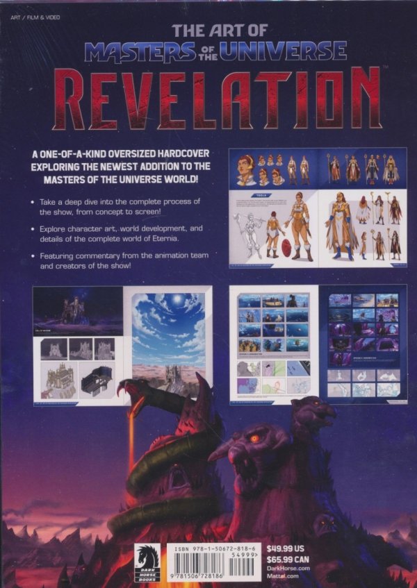 ART OF MASTERS OF THE UNIVERSE REVELATION HC [9781506728186]