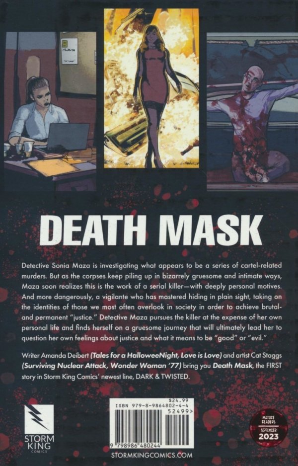 STORM KING COMICS DARK AND TWISTED DEATH MASK TP [9798986480244] **promocja TOMY**