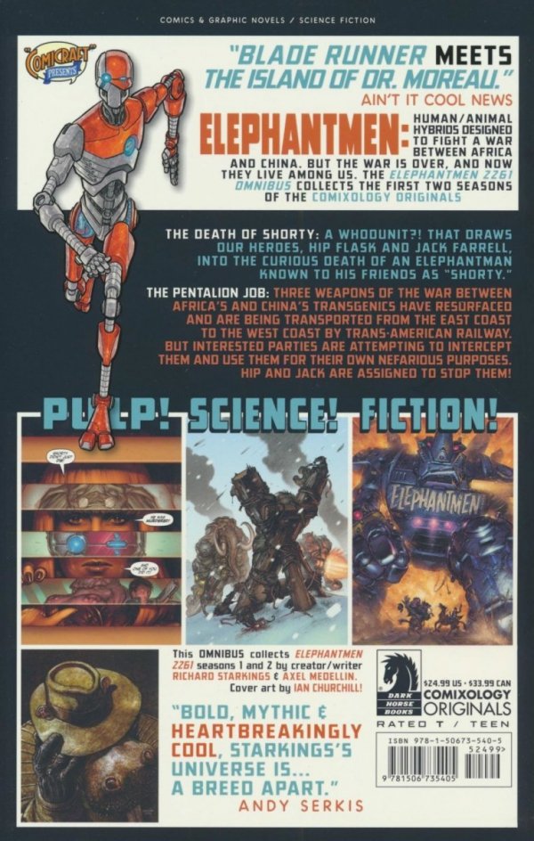 ELEPHANTMEN 2261 OMNIBUS VOL 01 STARKINGS AND MEDELLIN TP [9781506735405]