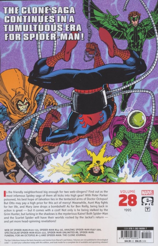 AMAZING SPIDER-MAN EPIC COLLECTION WEB OF LIFE WEB OF DEATH TP [9781302960087] **promocja TOMY**