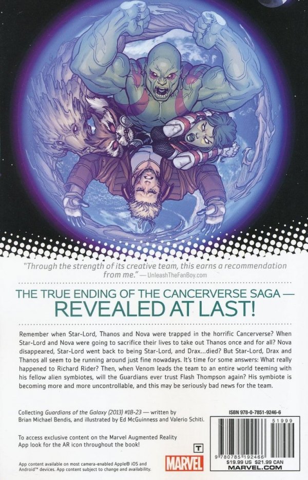 GUARDIANS OF THE GALAXY VOL 04 ORIGINAL SIN TP [9780785192466] **PROMOCJA TOMY**