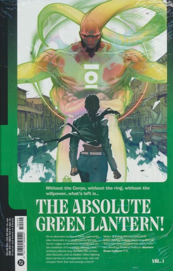 ABSOLUTE GREEN LANTERN VOL 01 WITHOUT FEAR HC [9781799505549]