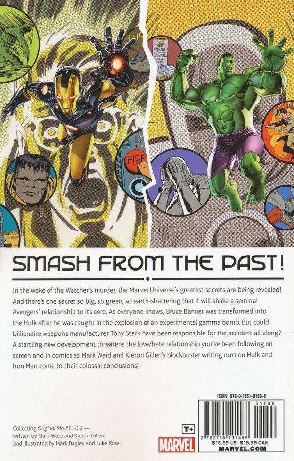 ORIGINAL SIN HULK VS IRON MAN TP [9780785191568] **OFERTA SPECJALNA**