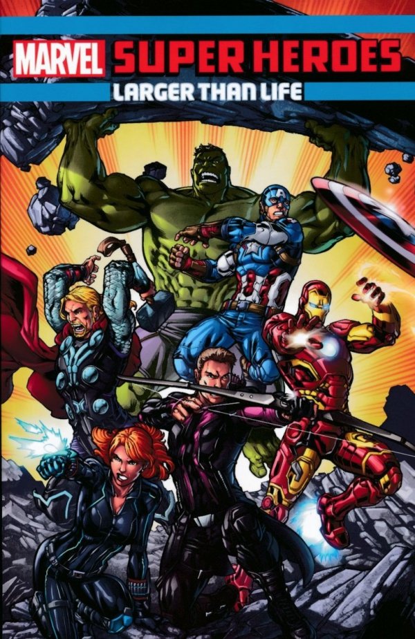 MARVEL SUPER HEROES LARGER THAN LIFE TP [9781302908898]