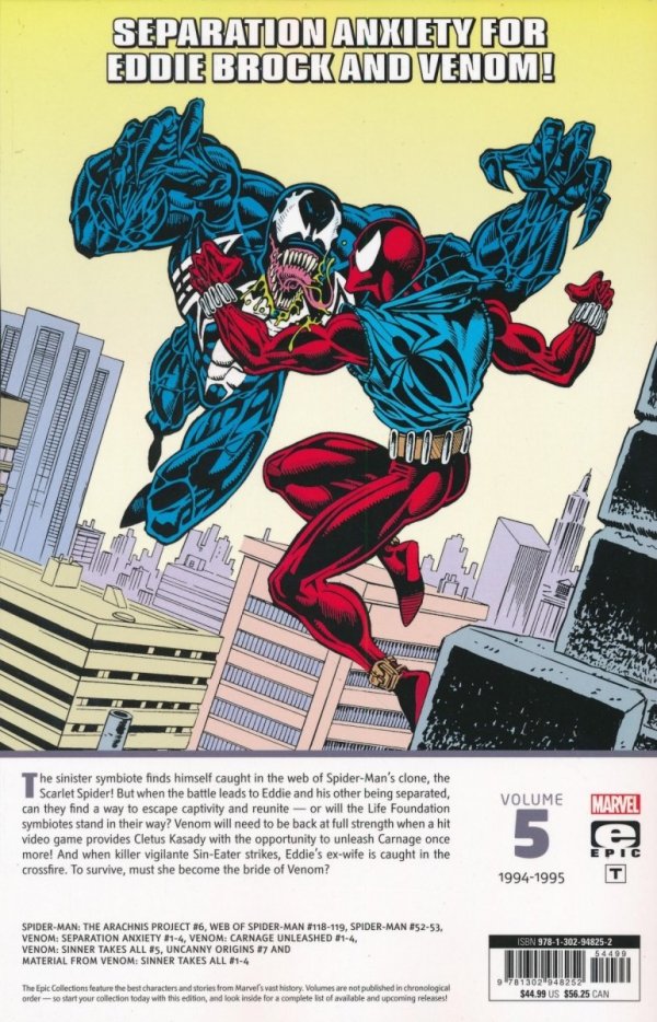 VENOM EPIC COLLECTION CARNAGE UNLEASHED TP [9781302948252] **PROMOCJA RABAT 40%**