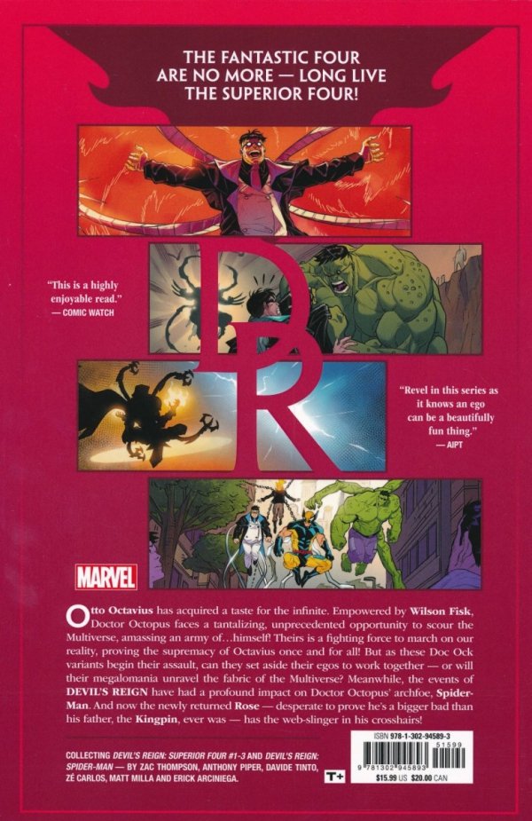 DEVILS REIGN SUPERIOR FOUR TP [9781302945893] **OFERTA SPECJALNA**