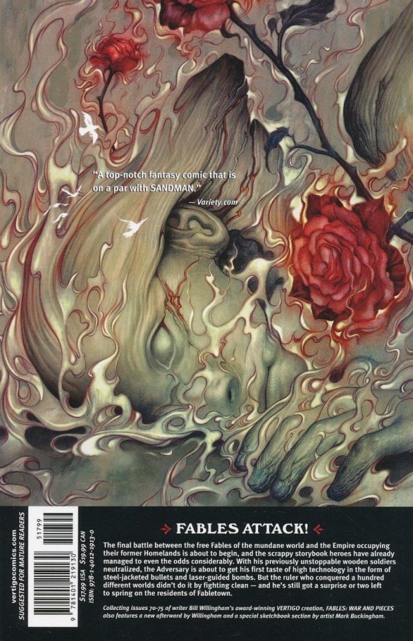 FABLES VOL 11 WAR AND PIECES TP [9781401219130]