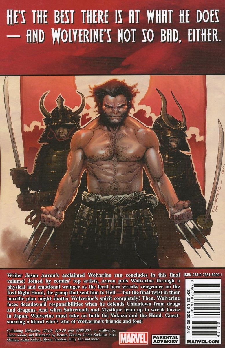 WOLVERINE BY JASON AARON THE COMPLETE COLLECTION VOL 04 SC [9780785189091]