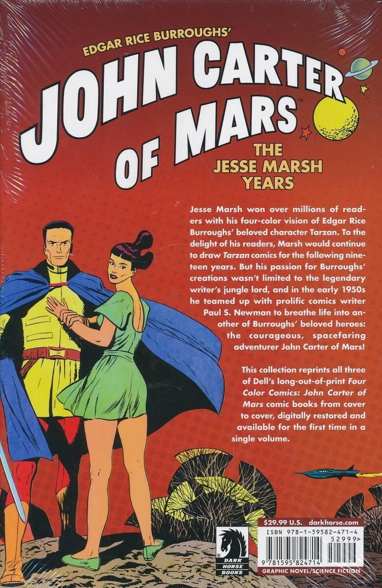 EDGAR RICE BURROUGHS JOHN CARTER OF MARS THE JESSE MARSH YEARS HC [9781595824714]