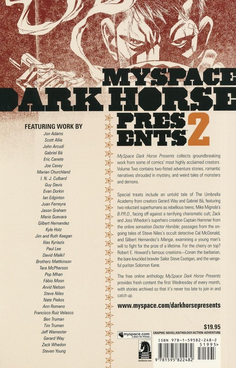 MYSPACE DARK HORSE PRESENTS VOL 02 SC [9781595822482]