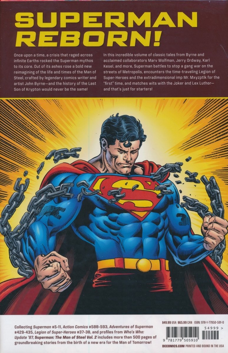 SUPERMAN THE MAN OF STEEL VOL 02 HC [9781779505910]