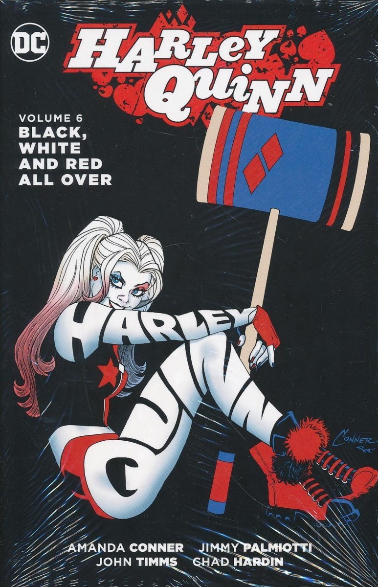 HARLEY QUINN VOL 06 BLACK WHITE AND RED ALL OVER HC [9781401271985]
