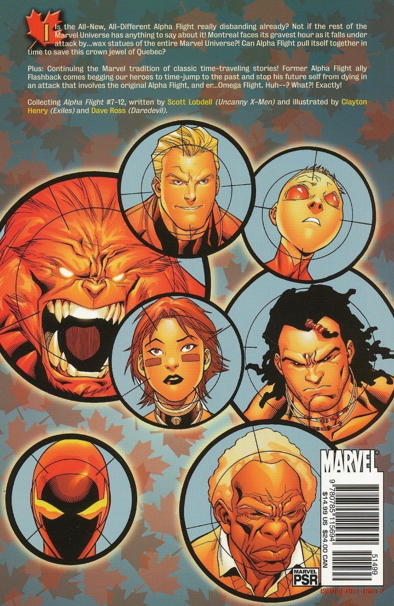 ALPHA FLIGHT VOL 02 WAXING POETIC SC [9780785115694]