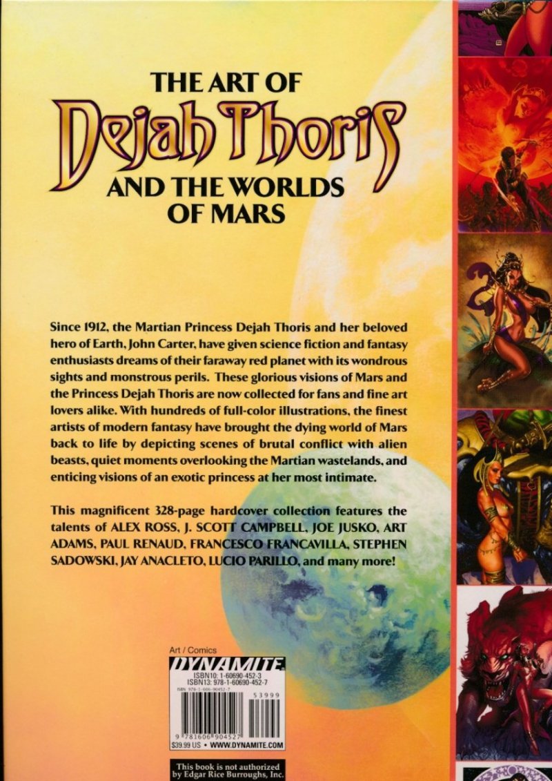 ART OF DEJAH THORIS AND THE WORLDS OF MARS HC