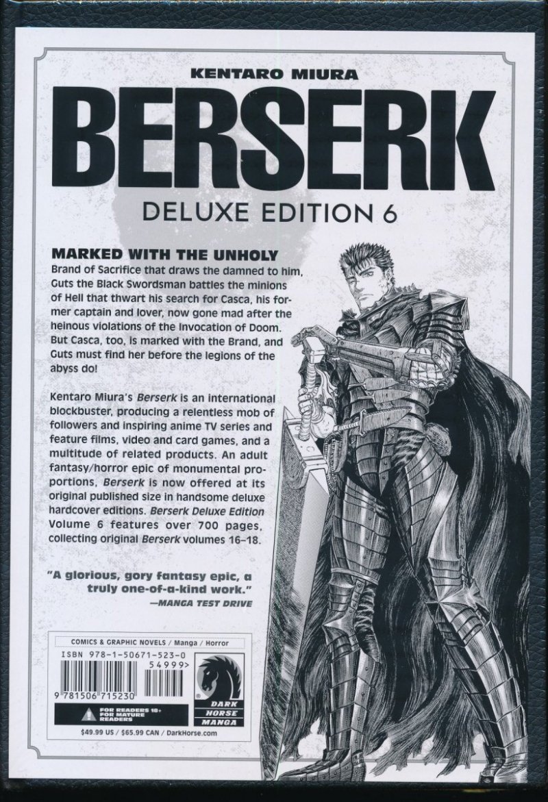 BERSERK DELUXE EDITION VOL 06 HC [9781506715230]