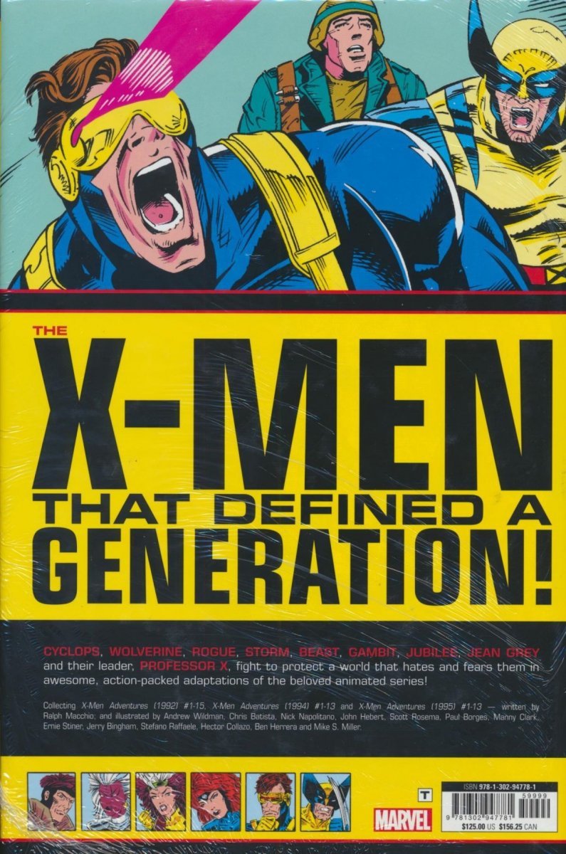 X-MEN THE ANIMATED SERIES THE ADAPTATIONS OMNIBUS HC [VARIANT] [9781302947781]