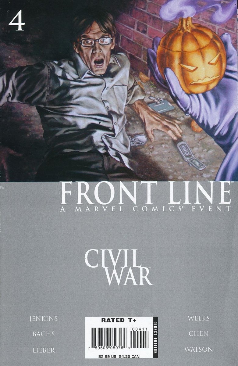 CIVIL WAR FRONT LINE #04 CVR A