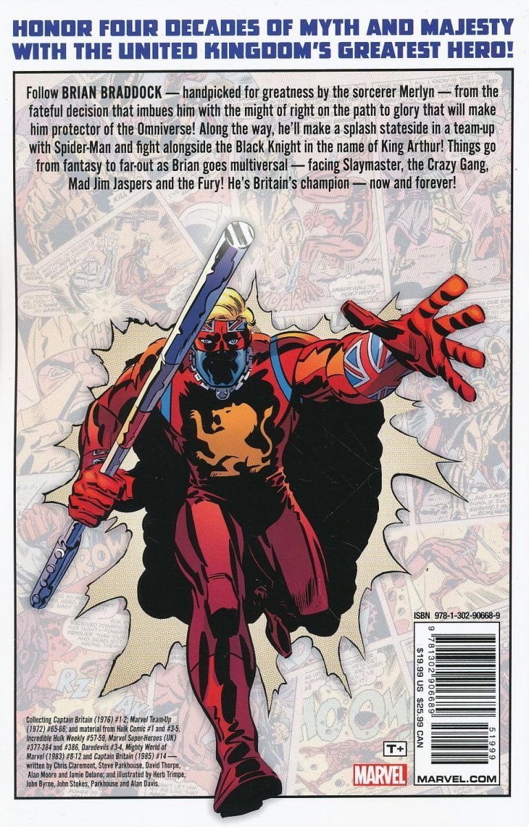 CAPTAIN BRITAIN LEGACY OF A LEGEND SC [9781302906689]