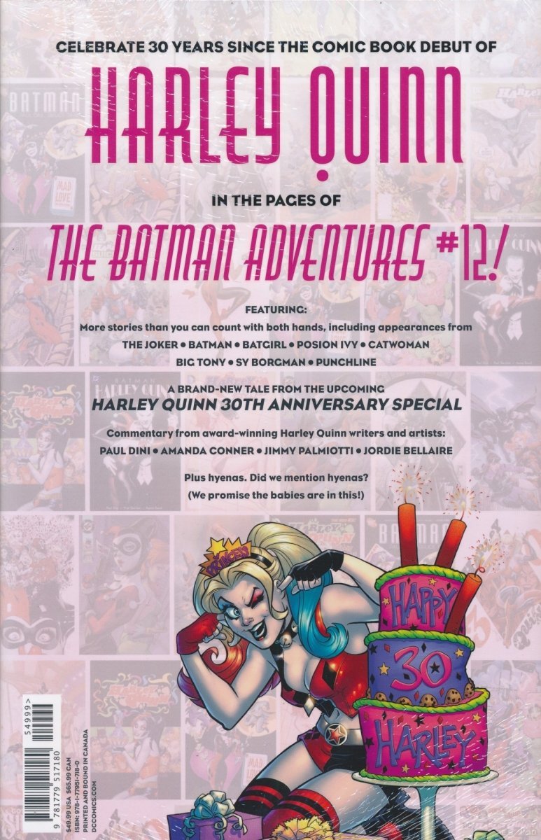 HARLEY QUINN 30 YEARS OF THE MAID OF MISCHIEF THE DELUXE EDITION HC [9781779517180]