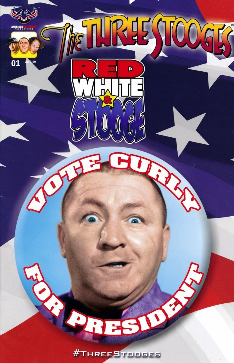 THREE STOOGES RED WHITE AND STOOGE #01 CVR A