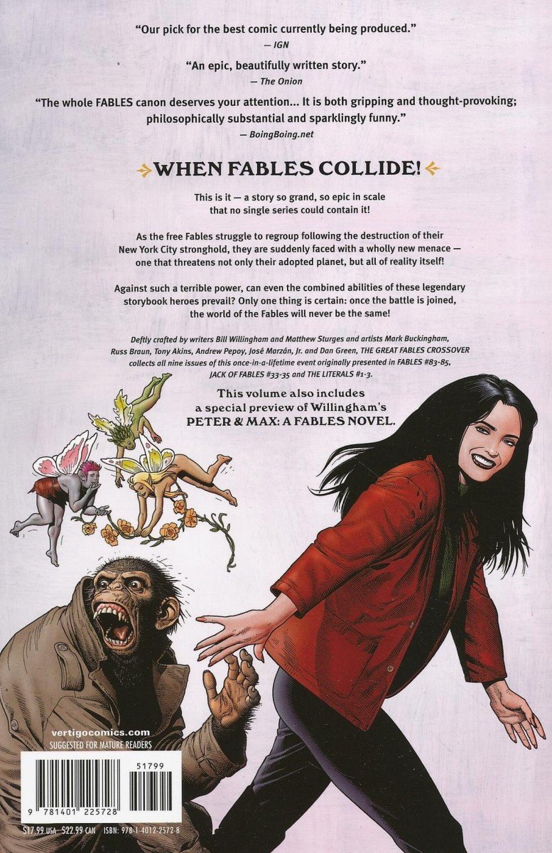 FABLES VOL 13 THE GREAT FABLES CROSSOVER SC [9781401225728]