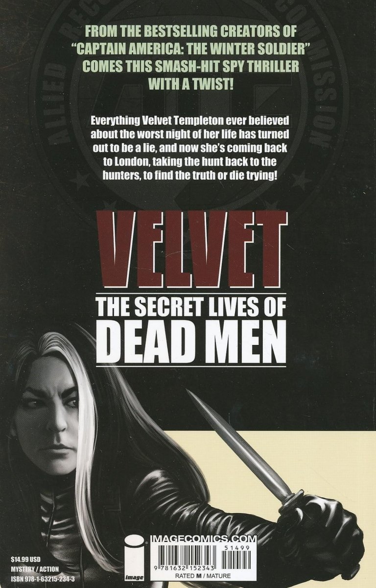 VELVET VOL 02 THE SECRET LIVES OF DEAD MEN SC [9781632152343]