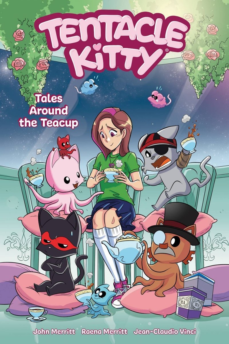 TENTACLE KITTY TALES AROUND THE TEACUP SC [9781506723969]