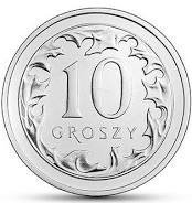 10 Groszy gr 2010 mennicza z woreczka 