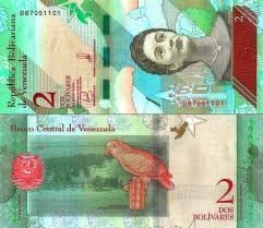 WENEZUELA Banknot 2 Bolivares 2018 UNC 
