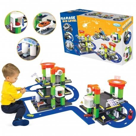 MOCHTOYS NOWOCZESNY MEGA GARAŻ 2+3 POZIOMY PARKING
