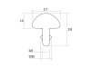 Progi HOSCO 2,4mm M2 (phosphor bronze, 24szt)