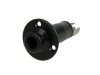 Gniazdo stereo z zaczepem VPARTS EJ212 (BK)