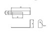 Wspornik pickguarda typu LP VPARTS VHK-001 (GD)