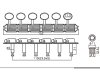 Klucze do gitary VPARTS VG-55 (GD, 6L)