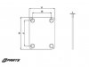 Płytka mocowania gryfu VPARTS VHN-001 (GD)