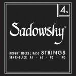 Struny SADOWSKY Black Bright Nickel (45-105)