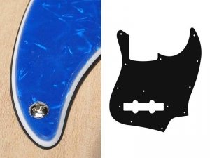 Pickguard BOSTON 62 J.Bass 3 warstwowy (PBU)