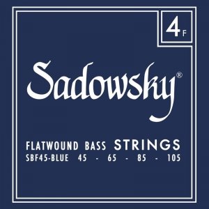 Struny SADOWSKY Blue Flatwound Bass (45-105)