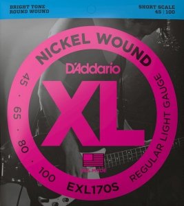 Struny D'ADDARIO XL Nickel Wound EXL170S (45-100)