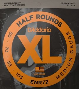 Struny D'ADDARIO Half Rounds ENR72 (50-105)