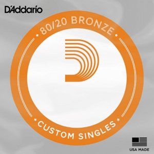 Pojedyncza struna D'ADDARIO 80/20 Bronze 045w