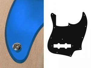 Pickguard BOSTON 62 J.Bass 2 warstwowy (MRB)