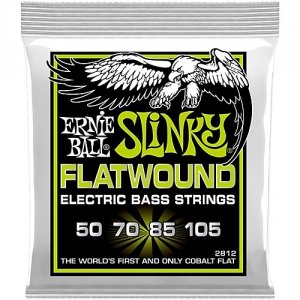 Struny ERNIE BALL 2812 Flatwound Cobalt (50-105)