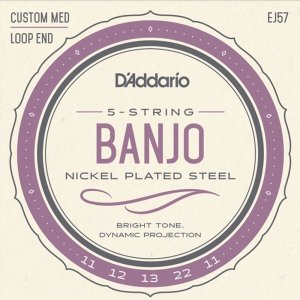 Struny do banjo 5str D'ADDARIO EJ57 (11-22)