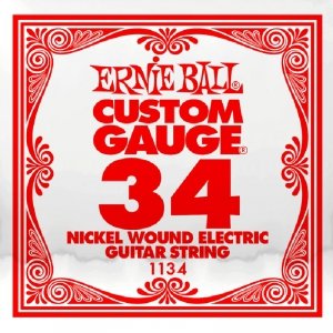 Pojedyncza struna z owjką ERNIE BALL Slinky 034w