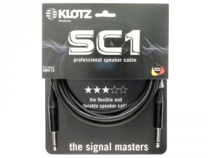 Kabel głośnikowy KLOTZ SC1-PP01SW (Neutrik, 1,0m)