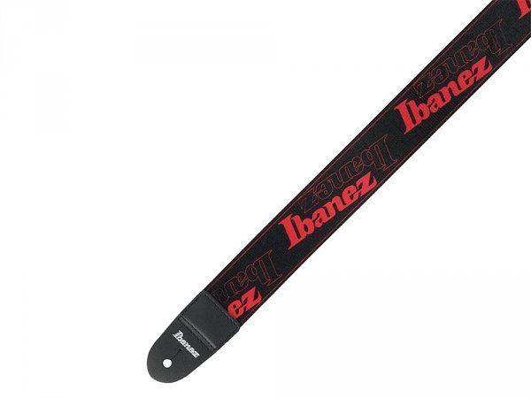 Pasek gitarowy IBANEZ GSD50-RD Ibanez Logos